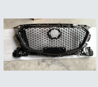 Calandre avant en ABS noir en nid d'abeille design 1 set pour MAZDA 3 2017-2019