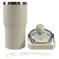 Mug de voyage isotherme à double paroi en acier inoxydable 20 oz, gobelet pour adultes sans BPA, pour le sport en plein air avec couvercle à bec magnétique