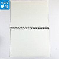 Cartoon-Cover Blanko Notizbuch A3 Drahtgebundenes Skizzenbuch Horizontal Blanko Weiß