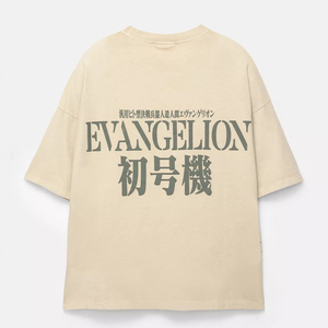 Men's Anime Inspired Sports <strong>T</strong> <strong>Shirt</strong> Featuring <strong>Evangelion</strong> Design Loose Fit Short Sleeve Tees for Casual Comfort and Geeky Style - Product Image 4