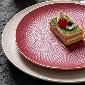 Platos de Cena Modernos de Porcelana China PITO, Platos de Cena <span class=keywords><strong>Vintage</strong></span> con Relieve Barroco para <span class=keywords><strong>Restaurante</strong></span> - Product Image 4