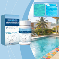 Tablettes de nettoyage pour piscines à vente chaude, dissolution lente, décontamination, amélioration de la qualité de l'eau de la piscine, purificateur, dose de comprimé