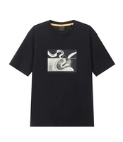 Camiseta Casual para Hombre 2026 con Pedrería, Ventilada, de Algodón Puro, Talla Grande, Estilo Retro, Exquisita y Transpirable