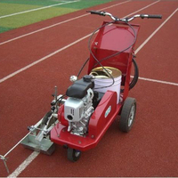 Machine de marquage routier thermoplastique à haute efficacité, machine de marquage au sol manuelle à pousser pour la vente
