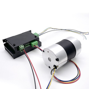 Motore 56mm BLDC 15W 50W 100W 3000rpm personalizzabile velocità Driver esterno di alta qualità 5000H lunga durata 12v motori elettrici