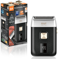 RAF R.4099 Rasoir à lames oscillantes 6500 tr/min 600 mA USB Type C Rasoir à grille rechargeable Affichage LED Moteur haute vitesse