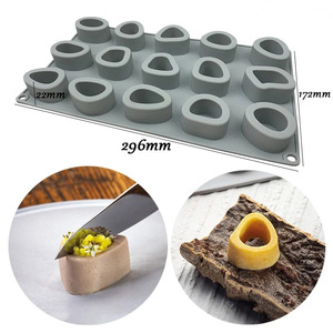 Moule de cuisson en silicone carré à 15 cavités pour fromage, gelée, biscuits, desserts, gâteaux, décoration, savon et bougies, idéal pour le bricolage et les cadeaux - Product Image 2