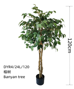 Grand arbre artificiel Ficus Banyan en pot pour intérieur, <span class=keywords><strong>plante</strong></span> artificielle pour hôtel, café, bureau, maison, aménagement paysager et décoration de terrasse OEM ODM - Product Image 5