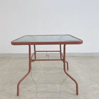 YCYJ Restaurant Table à manger et ensemble de chaises Table de meubles d'extérieur pliante