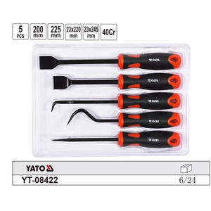 VATO Engine Cleaning Kit 5 Pc Steel Scraper Set For Auto Repair Tools In Hard Case - Product Image 2