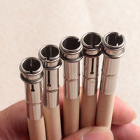 Support d'extension de crayon avec poignée en bois, rallonge de crayon réglable pour crayons courts, idéal pour le dessin et les fournitures artistiques