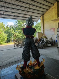 Estatua de Resina de Alta Calidad de <span class=keywords><strong>Dragon</strong></span> <span class=keywords><strong>Ball</strong></span> Z Gogeta Ultra Instinct, Escultura de Goku Pintada a Mano, Figura Coleccionable de Anime Grande - Product Image 6