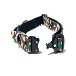 <span class=keywords><strong>Collar</strong></span> Táctico para Perro de Lujo Personalizado, de Nailon con Acolchado Suave, Hebilla Metálica Grabada con Láser y Asa - Product Image 2