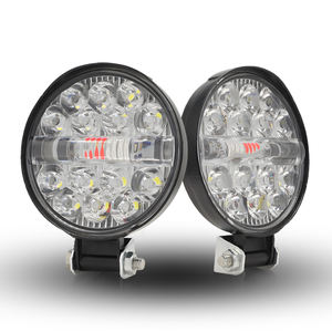 Nouveau phare de travail LED miniature 3 pouces 12V 30W 6000LM rouge+bleu stroboscopique DRL 4x4 pour camion, VTT, véhicules tout-terrain, montage universel - Product Image 3