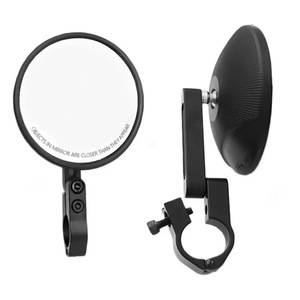 Rétroviseur <span class=keywords><strong>de</strong></span> <span class=keywords><strong>guidon</strong></span> <span class=keywords><strong>de</strong></span> moto 7/8 pouces, rétroviseur rond en aluminium CNC anti-éblouissement certifié CE pour Harley Honda <span class=keywords><strong>Yamaha</strong></span> - Product Image 2