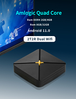 Hlq-plus kotak gratis 4k Quad Core, Set kotak Top DDR4 2 GB 8GB 4GB 32GB BT5.0 pemutar Media sistem Cloud