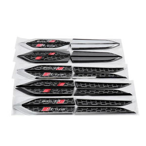 2 autocollants 3D ABS pour ailes de voiture Audi, emblèmes latéraux pour Audi A3 A4 A5 A6 A7 A8 A1 A2 Q2 Q3 Q5 Q7 Q8 S3 S6 RS5 <span class=keywords><strong>RS6</strong></span>, accessoires automobiles - Product Image 3