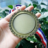 Medallas Deportivas de Metal Fundido a Presión al por Mayor, en Blanco, con Diseño Personalizado en 2D/3D y Aleación de Zinc