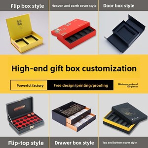 Custom Folding Gift Packaging <b>Box</b> for Moon Cake and Tea Eco-Friendly Color <b>Box</b> Printing - Product Image 2