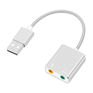 Thẻ Âm Thanh USB Gắn Ngoài Tai Nghe Âm Thanh Nổi 3D Bộ Chuyển Đổi Âm Thanh USB Ổ Đĩa Mới Tốc Độ Cao Miễn Phí Cho Mac OS Windows - Product Image 1