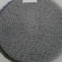 Set de table en PET tissé 38 cm, imperméable, résistant à la moisissure, écologique, anti-taches, pour table de repas extérieure, facile à nettoyer, durable, en carton