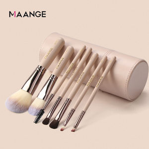 Maange – <span class=keywords><strong>Kit</strong></span> de pinceaux de <span class=keywords><strong>maquillage</strong></span> cosmétiques pour le visage avec étui, 7 pièces - Product Image 2