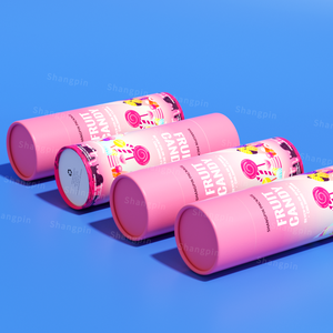 Wholesale Custom Printed Biodegradable Recyclable Kraft <strong>Dog</strong> Food Tubes Airtight PET Film Coated Snack Pizza Candy Chocolate - Product Image 4