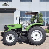 Tracteur agricole LAWNIO avec service après-vente complet, auvent ou cabine en option, utilisation flexible pour la préparation des terres