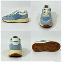 Chaussures de course décontractées rétro en daim et textile à semelle légère pour hommes, pour la vente en gros et l'OEM
