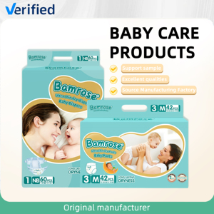 Couches pour bébé biodégradables en bambou/coton bio, achat en gros, écologiques, jetables, de haute qualité, de qualité A, prévention des fuites 3D - Product Image 5