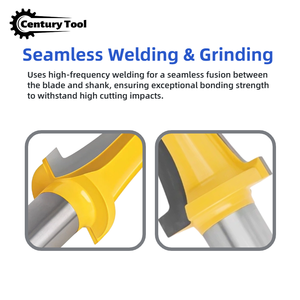Jeu de fraises à queue de 1/2 pouce, fraises pour panneaux de volets, portes, moulures de fenêtres, pour le travail du <span class=keywords><strong>bois</strong></span>, le dégrossissage et la sculpture des bords - Product Image 4