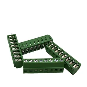 3,5 мм клеммные блоки 2-24pins зеленый прямой 08P pcb Винтовые клеммные блоки