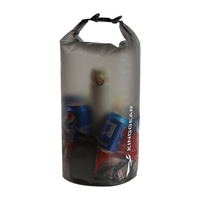 Sac étanche mini en PVC transparent réutilisable et résistant à l'eau Kinggear KG3302, avec bandoulière amovible et réglable