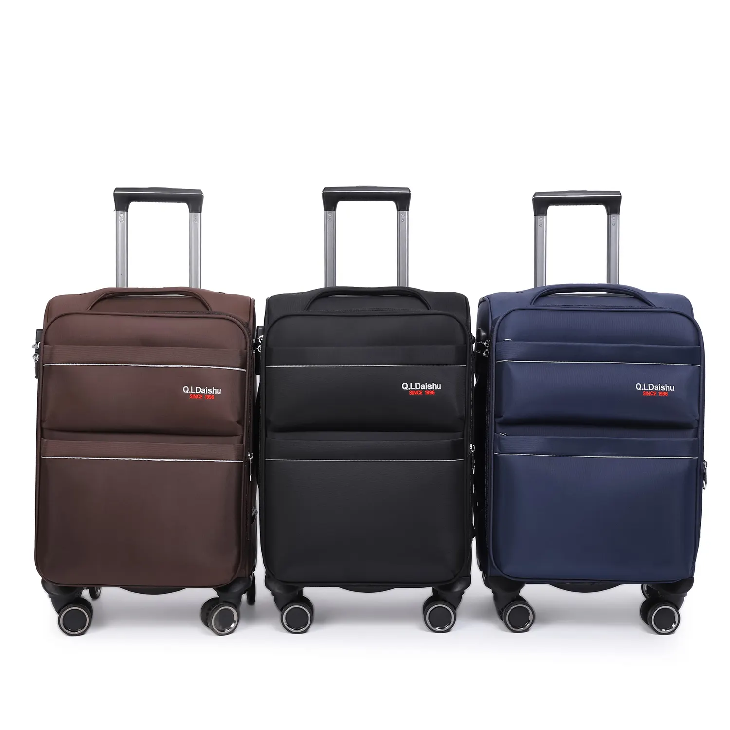 Classic Family Travel Oxford Rod Luggage Trolley Luggage Bags Custom Carry-On Luggage