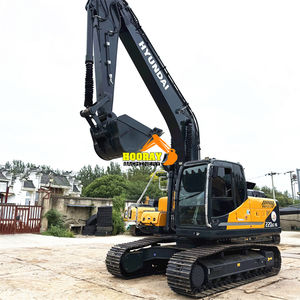 Excavatrice hydraulique sur chenilles Hyundai 220LC-9S d'occasion, 95% neuve, d'origine japonaise, 2022, avec boîte de vitesses, pompe et moteur, composants principaux - Product Image 4