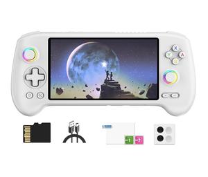 Consola de Videojuegos Portátil RG557, Consola de Juegos Android 14, Pantalla AMOLED HD de 5.48 Pulgadas, Batería de 5500 mAh, Compatible con Iluminación RGB - Product Image 1