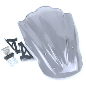RACEPRO-Parabrisas de doble burbuja para motocicleta, accesorio para <span class=keywords><strong>YAMAHA</strong></span> <span class=keywords><strong>MT07</strong></span> FZ07 MT-07 FZ-07 2014 2015 2016 <span class=keywords><strong>2017</strong></span> - Product Image 4