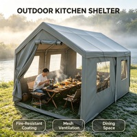 Abri de voiture flexible et mobile, imperméable, avec revêtement anti-UV, abri multifonctionnel pour l'extérieur, pour le stationnement quotidien, le camping et la vie de tous les jours