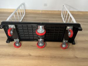 Conteneurs de style japonais pour le déplacement du bois de chauffage Chariot à plate-forme de camion à main lourd Chariot à bateau en U - Product Image 6