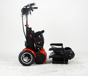 Trottinette électrique pliable à quatre roues, double moteur 250W, 3 vitesses réglables, véhicule léger <span class=keywords><strong>pour</strong></span> la mobilité, trottinette portable <span class=keywords><strong>pour</strong></span> adultes - Product Image 6