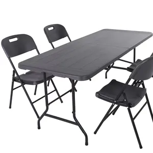 Tavoli e sedie pieghevoli in plastica per esterni, il prezzo è solo per sedia