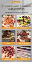 Hoge Kwaliteit Huishoudelijke Fruit En Groente Roestvrij Staal Voedsel Dehydrator Machine 6 12 Trays Full Glazen Deur Snack Dehydrator