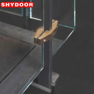 Rampe d'escalier sur mesure en <span class=keywords><strong>acier</strong></span> inoxydable et verre de style industriel pour villa et centre commercial - Product Image 3