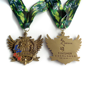 Đường Mòn chạy <span class=keywords><strong>10k</strong></span> kim loại huy chương kim loại kim loại uv-in ấn một nửa Marathon chạy giải thưởng huy chương - Product Image 3