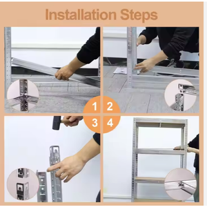 Estantería de Acero Personalizable de 1800 mm, 5 Niveles, Sin Pernos, para Hogar/Almacén, Estante de Almacenamiento Ajustable para Organización de Herramientas, Empaquetado - Product Image 5