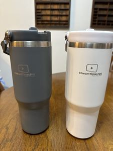 Bouteille d'eau isotherme en acier inoxydable avec logo personnalisé, 30oz/20oz, avec paille réutilisable, maintien thermique 12-24 heures pour le camping - Product Image 3