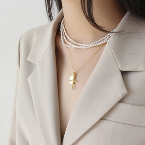 Nuova Tendenza Wuqie: Collana con Ciondolo a Croce Cristiana in Argento Sterling S925 - Product Image 6