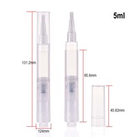 Stylo cosmétique vide avec pinceau pour huile à cuticules, vernis à ongles, liquide cosmétique, différents formats : 2 ml, 3 ml, 5 ml, 6 ml, 10 ml