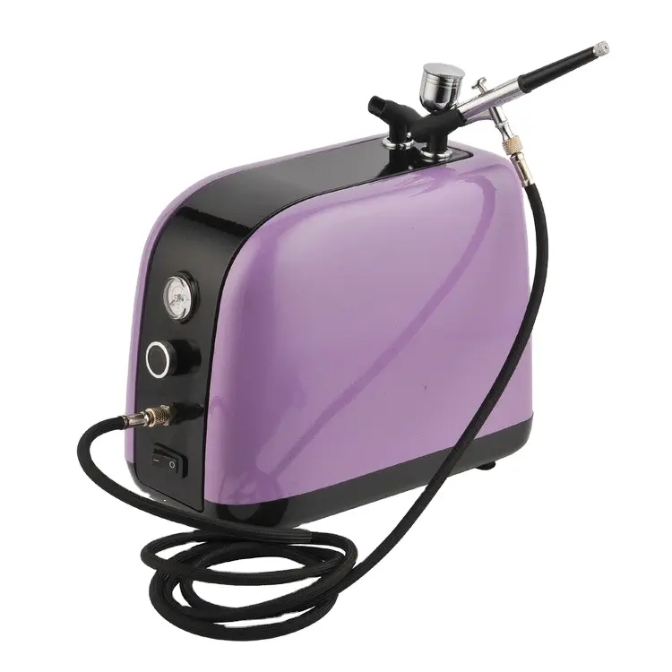 Mini compresor Airbrush Kit para el cuidado del cuero cabelludo gran precio aerógrafo pistola de maquillaje cosmético