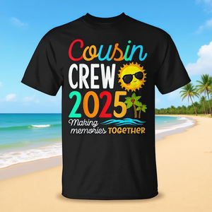 Camiseta Promocional a Juego para la Vacaciones de Verano 2025 de la Familia Cousin Crew - Product Image 3